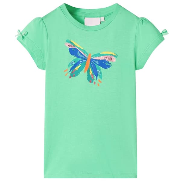 T-shirt för barn ljusgrön 104 - Toppar för barn