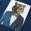 Miniatyrbild 5 av 8: T-shirt med korta ärmar för barn mörkblå 128 -  Toppar för barn