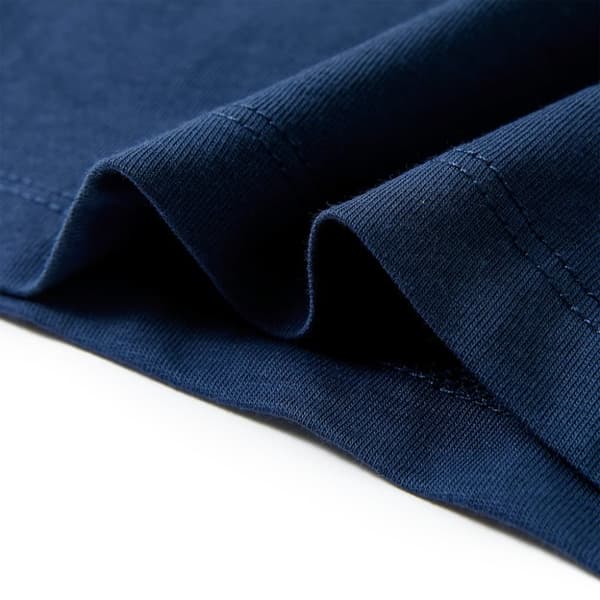 T-shirt med korta ärmar för barn mörkblå 128 - Toppar för barn