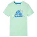 Miniatyrbild 2 av 8: T-shirt för barn ljusgrön 104 -  Toppar för barn