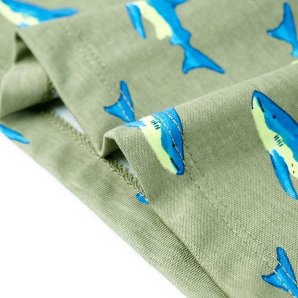 T-shirt för barn ljus khaki 128 - Toppar för barn