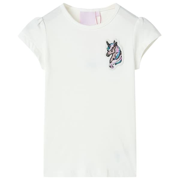 T-shirt för barn ecru 104 - Toppar för barn
