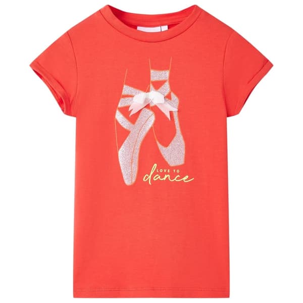 T-shirt för barn röd 116 - Toppar för barn