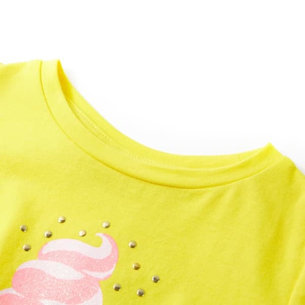 T-shirt för barn gul 116 - Toppar för barn