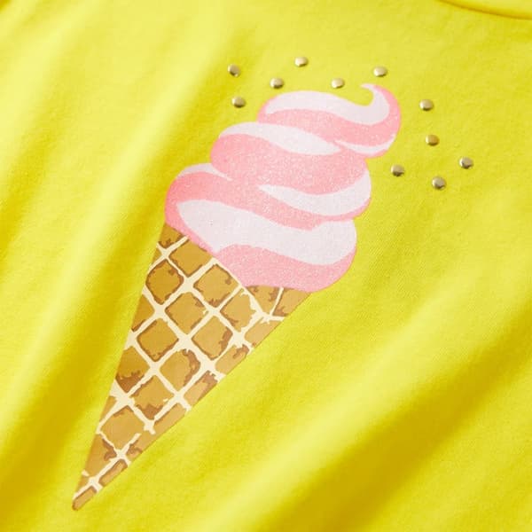 T-shirt för barn gul 116 - Toppar för barn