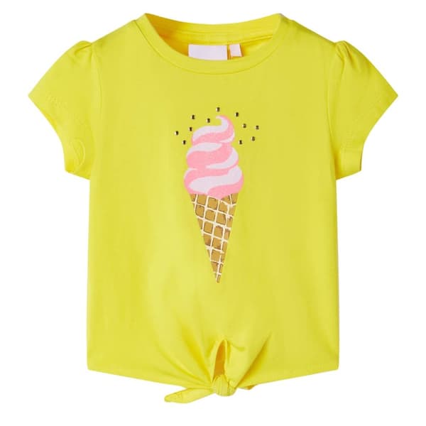 T-shirt för barn gul 116 - Toppar för barn