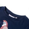 Miniatyrbild 4 av 8: T-shirt för barn marinblå 104 -  Toppar för barn
