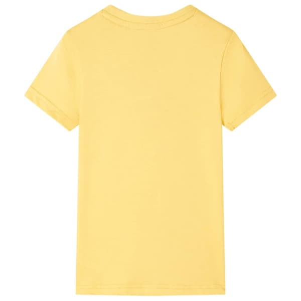 T-shirt för barn ljusgul 116 - Toppar för barn