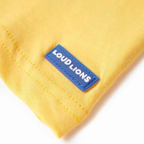 T-shirt för barn ljusgul 116 - Toppar för barn