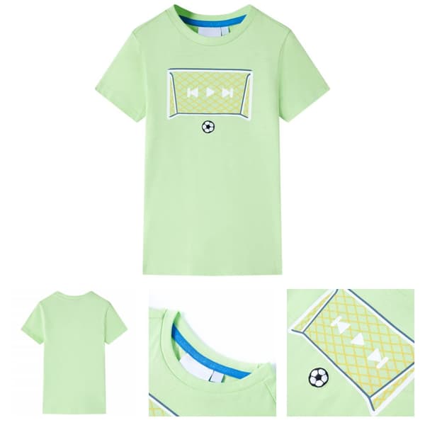 T-shirt för barn limegrön 116 -  Toppar för barn