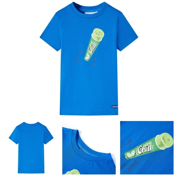 T-shirt för barn ljusblå 104 - Toppar för barn