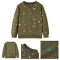 Miniatyrbillede 1 af 8: Sweatshirt til børn str. 128 kakifarvet -  Toppe til børn