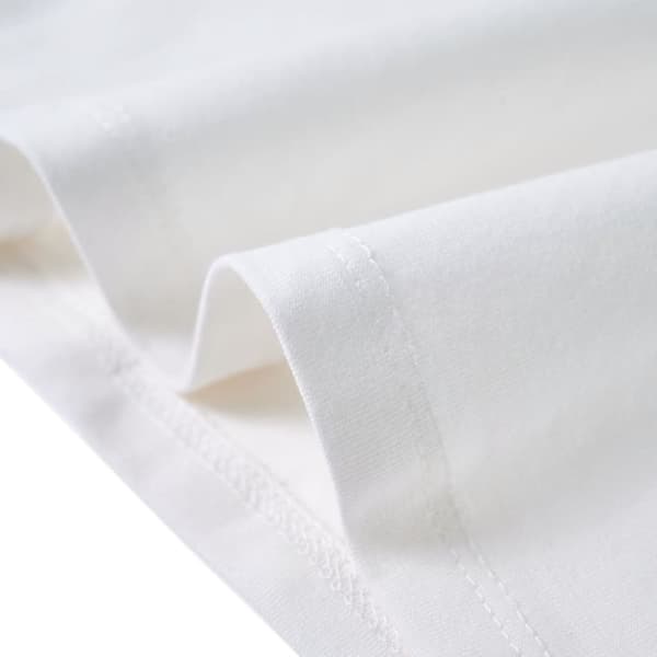 T-shirt med volangärmar för barn ecru 128 - Toppar för barn