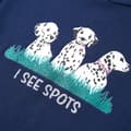 Miniatyrbild 5 av 8: T-shirt för barn marinblå 128 -  Toppar för barn