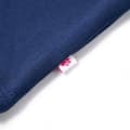 Miniatyrbild 6 av 8: T-shirt för barn marinblå 128 -  Toppar för barn