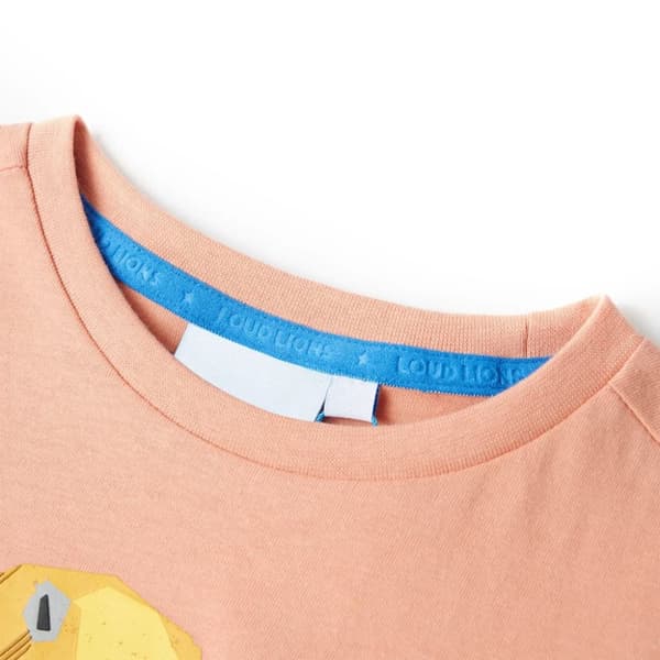 T-shirt för barn ljus orange 116 - Toppar för barn