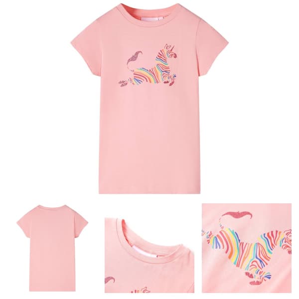 T-shirt för barn rosa 116 -  Toppar för barn