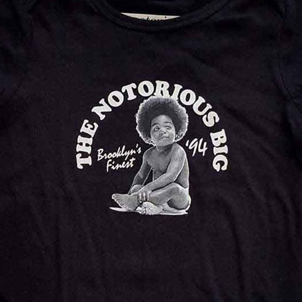 Biggie Smalls Baby Grow Notorious BIG 0 to 24 Months