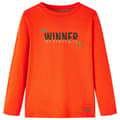 Miniatyrbild 1 av 2: T-shirt med långa ärmar för barn stark orange 128
