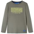 Miniatyrbild 1 av 2: T-shirt med långa ärmar för barn khaki 92
