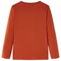 Miniatyrbild 2 av 2: T-shirt med långa ärmar för barn ljusorange 104