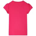 Miniatyrbild 2 av 2: T-shirt för barn stark rosa 140