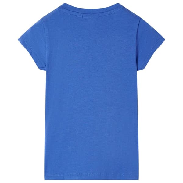T-shirt för barn koboltblå 116