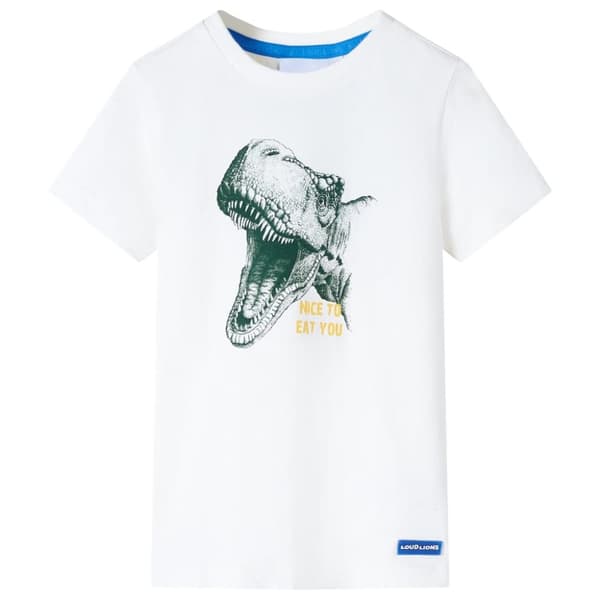 T-shirt för barn ecru 140