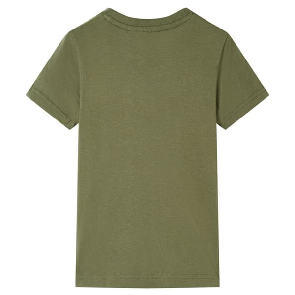 T-shirt för barn khaki 128