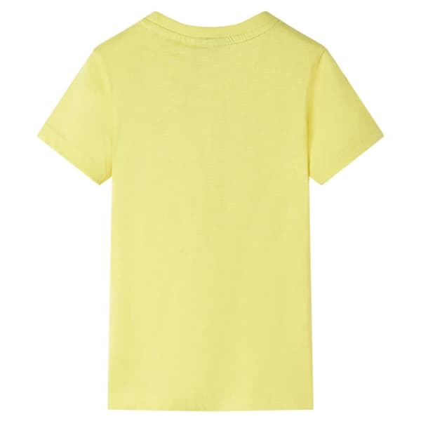 T-shirt för barn gul 92