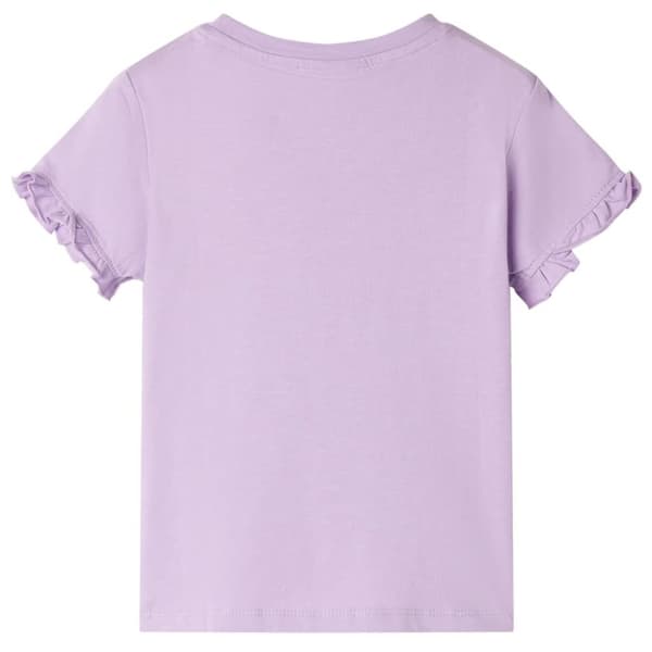 T-shirt för barn lila 128