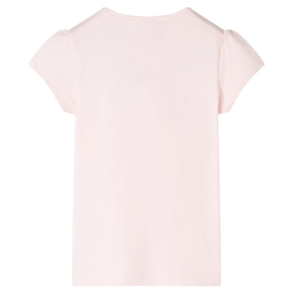 T-shirt för barn blekrosa 116