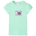 Miniatyrbild 1 av 2: T-shirt för barn stark grön 140