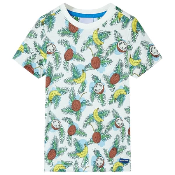 T-shirt med korta ärmar för barn flerfärgad 140