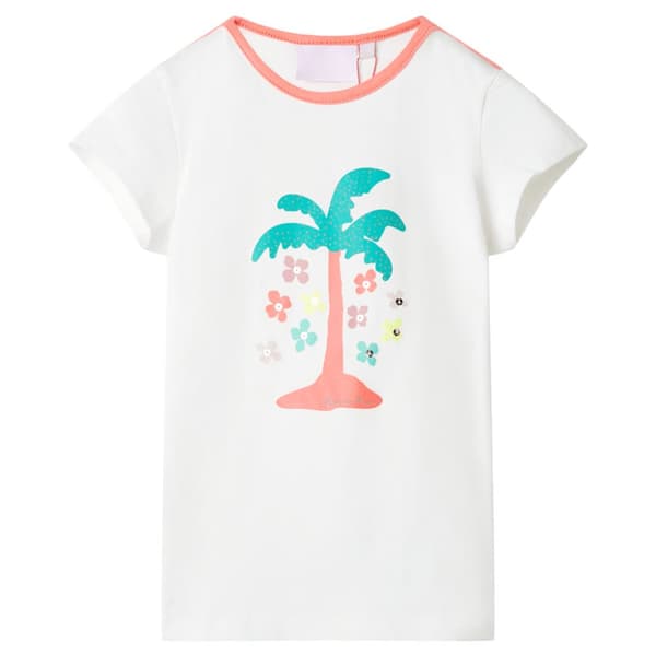 T-shirt för barn ecru 104