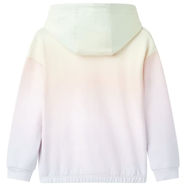 Barnhoodie stjärnvit 128