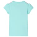 Miniatyrbild 2 av 2: T-shirt för barn ljus mintgrön 128