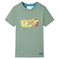 Miniatyrbild 1 av 2: T-shirt med korta ärmar för barn khaki 104