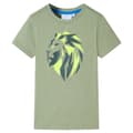 Miniatyrbild 1 av 2: T-shirt för barn ljus khaki 104