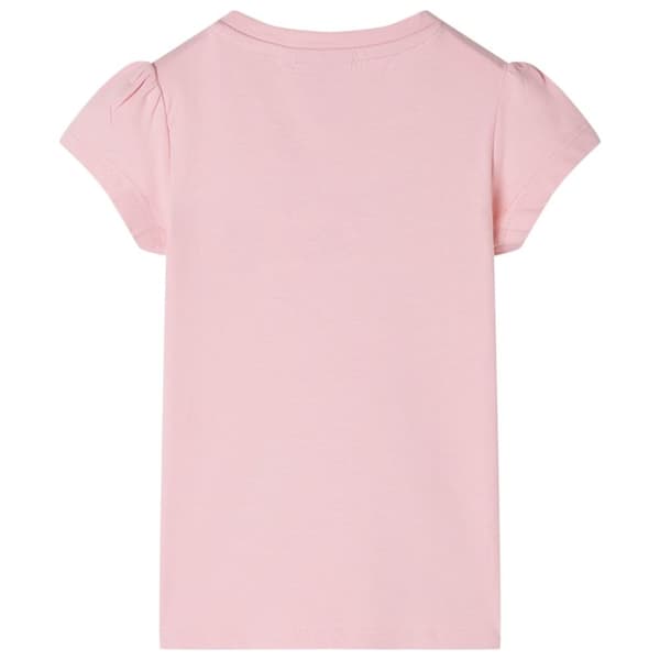 T-shirt för barn ljusrosa 116