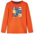 Miniatyrbild 1 av 2: T-shirt med långa ärmar för barn orange 128