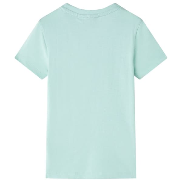 T-shirt för barn ljus mintgrön 116