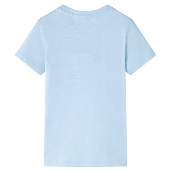 T-shirt för barn ljusblå 104