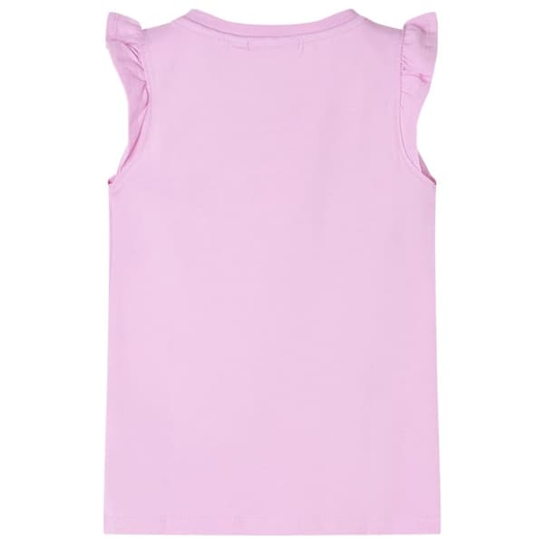 T-shirt med volangärmar för barn lila 116