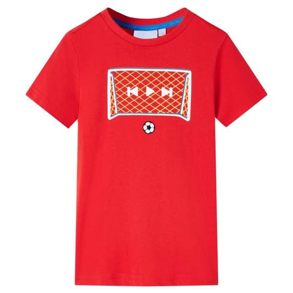 T-shirt för barn röd 104