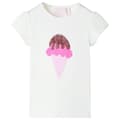 Miniatyrbild 1 av 2: T-shirt för barn ecru 140