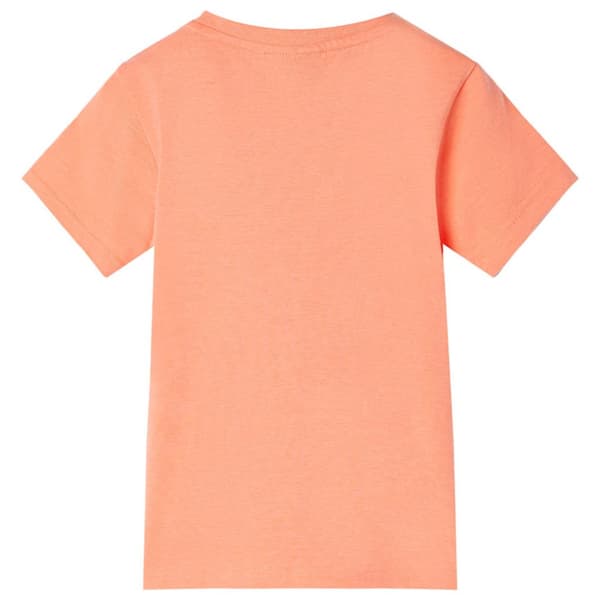 T-shirt för barn neonorange 140