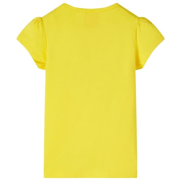 T-shirt för barn gul 92
