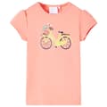 Miniatyrbild 1 av 2: T-shirt för barn neonkorall 104