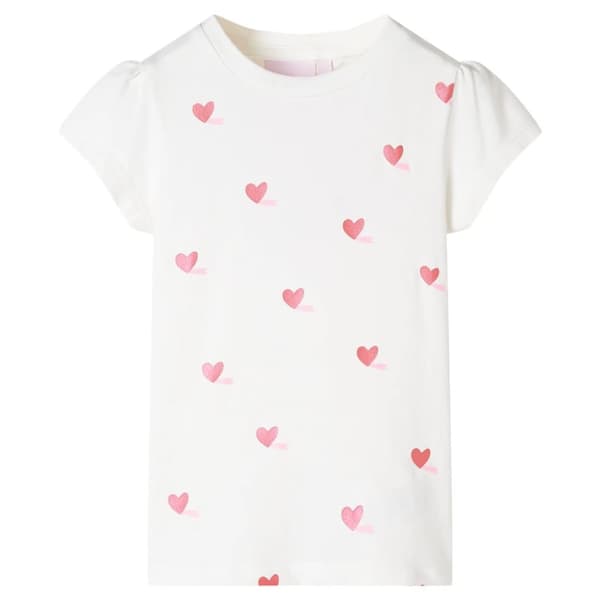 T-shirt för barn ecru 116
